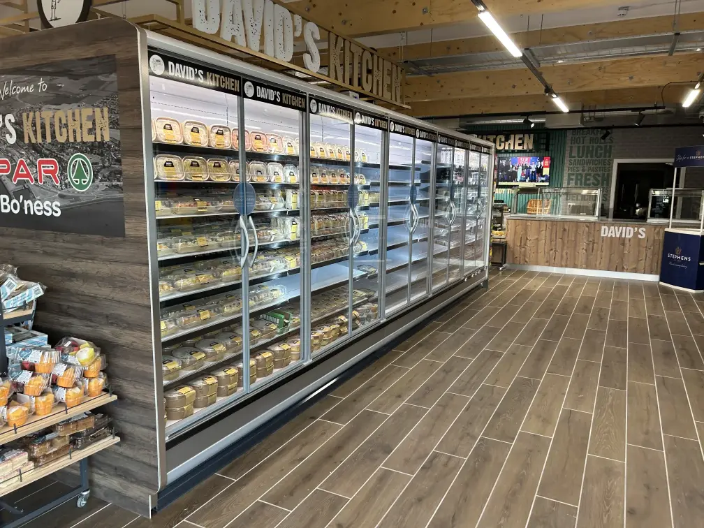 About David’s Kitchen - Chilled fresh food and ready meals on display at David’s Kitchen Glenrothes.