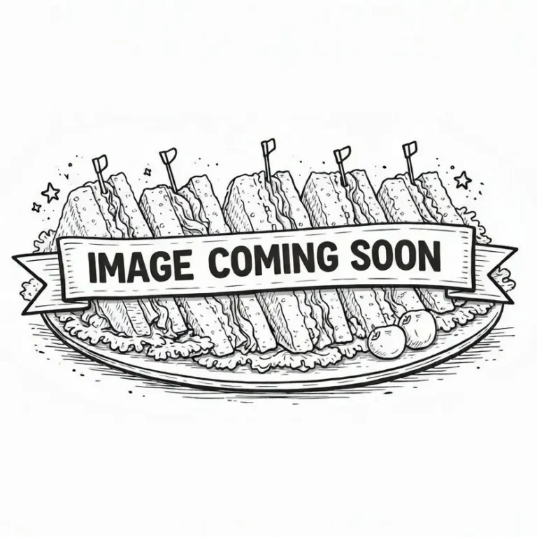 Black and white drawn sandwich platter with a banner "image comming soon"